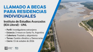LLAMADO A BECAS PARA RESIDENCIAS INDIVIDUALES 2027